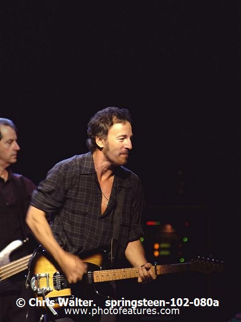 Photo of Bruce Springsteen for media use , reference; springsteen-102-080a,www.photofeatures.com