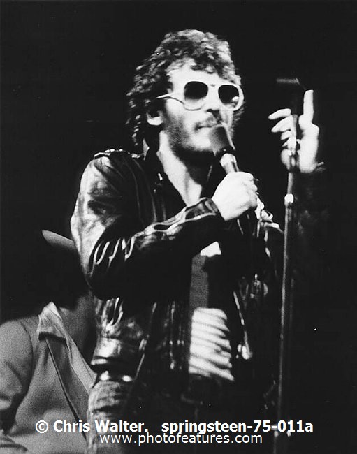 Photo of Bruce Springsteen for media use , reference; springsteen-75-011a,www.photofeatures.com