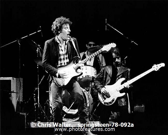 Photo of Bruce Springsteen for media use , reference; springsteen-78-092a,www.photofeatures.com
