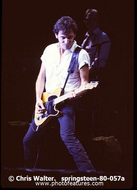 Photo of Bruce Springsteen for media use , reference; springsteen-80-057a,www.photofeatures.com