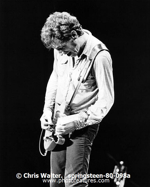 Photo of Bruce Springsteen for media use , reference; springsteen-80-098a,www.photofeatures.com