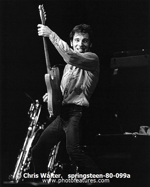 Photo of Bruce Springsteen for media use , reference; springsteen-80-099a,www.photofeatures.com