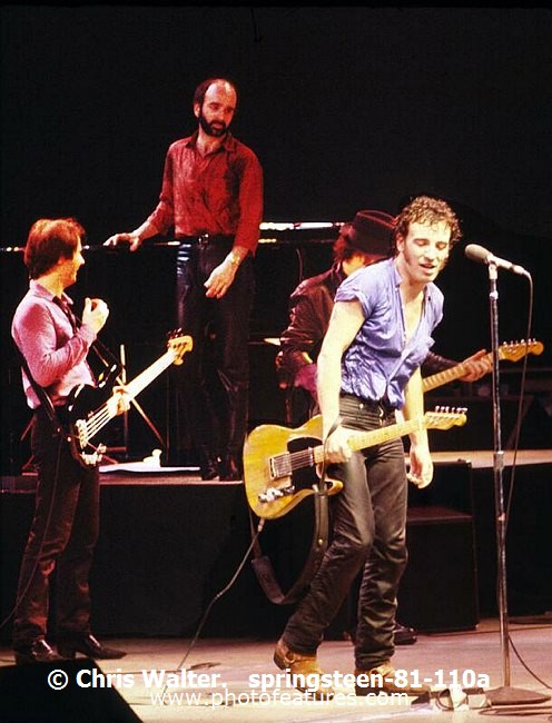 Photo of Bruce Springsteen for media use , reference; springsteen-81-110a,www.photofeatures.com