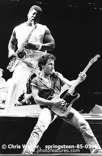 Photo of Bruce Springsteen for media use , reference; springsteen-85-039a,www.photofeatures.com