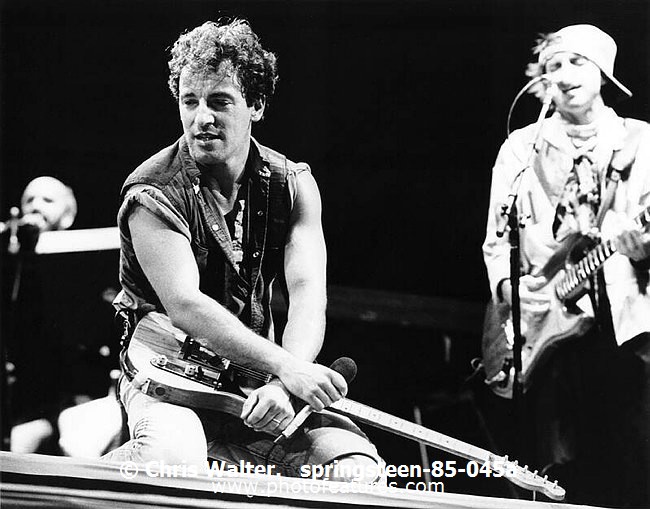 Photo of Bruce Springsteen for media use , reference; springsteen-85-045a,www.photofeatures.com