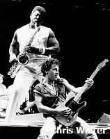 Bruce Springsteen and Clarence Clemons 1985