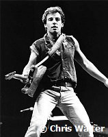 Bruce Springsteen 1985 at LA Coliseum<br> Chris Walter<br>