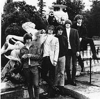 Photo of BYRDS 1965 London Hyde Park. Chris Hillman, Roger McGuinn, Gene Clark, Michael Clarke, David Crosby<br> Chris Walter<br>