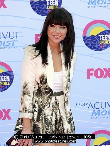 Photo of Carly Rae Jepsen for media use , reference; carly-rae-jepsen-1105a,www.photofeatures.com