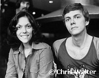 Carpenters 1974 Karen Carpenter and Richard Carpenter<br> Chris Walter