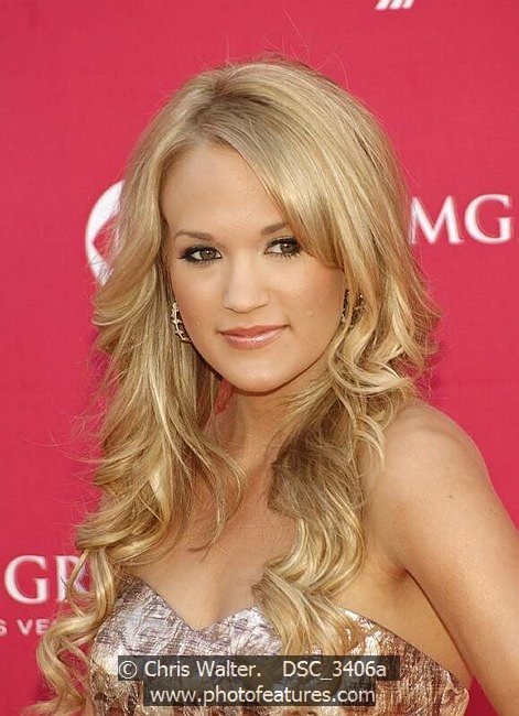 Photo of Carrie Underwood for media use , reference; DSC_3406a,www.photofeatures.com