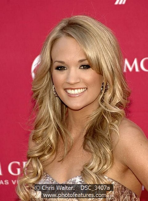 Photo of Carrie Underwood for media use , reference; DSC_3407a,www.photofeatures.com