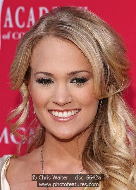 Photo of Carrie Underwood for media use , reference; dsc_6642a,www.photofeatures.com