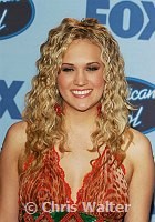 Carrie Underwood the winner of American Idol 4 at the finale show at the Kodak Theatre in Hollywood, May 25th 2005.