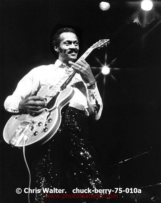 Photo of Chuck Berry for media use , reference; chuck-berry-75-010a,www.photofeatures.com