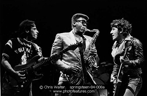 Photo of Clarence Clemons by Chris Walter , reference; springsteen-84-008a,www.photofeatures.com
