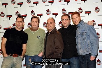 Photo of Barenaked Ladies at Comedy Central's First Annual Commie Awards 11-22-2003 in Culver City. , reference; DSCF0224a
