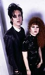 Photo of Cramps 1983 Lux Interior and Poison Ivy<br> Chris Walter<br>