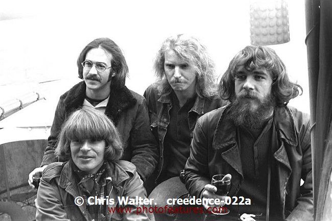 Photo of Creedence Clearwater Revival for media use , reference; creedence-022a,www.photofeatures.com
