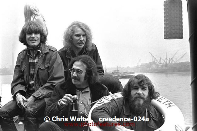 Photo of Creedence Clearwater Revival for media use , reference; creedence-024a,www.photofeatures.com