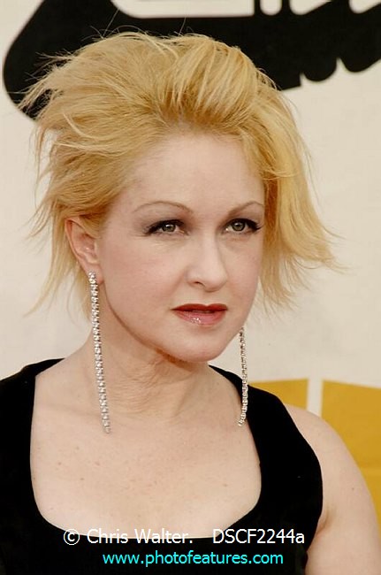 Photo of Cyndi Lauper for media use , reference; DSCF2244a,www.photofeatures.com