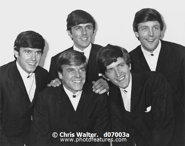 Photo of Dave Clark Five for media use , reference; d07003a,www.photofeatures.com