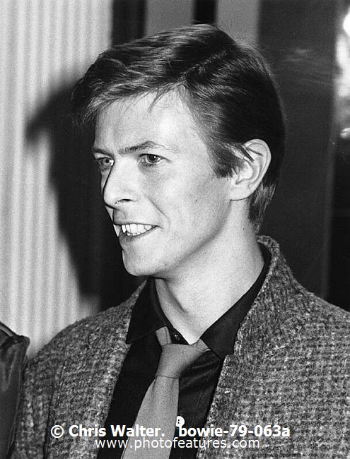 Photo of David Bowie for media use , reference; bowie-79-063a,www.photofeatures.com