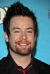 Photo of David Cook at the 2008 American Idol Final Show at the Nokia Theatre in Los Angeles, May 20th 2008.<br>