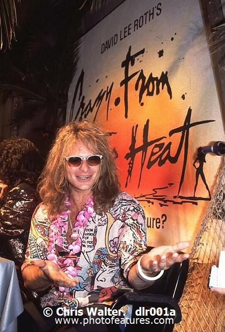 Photo of David Lee Roth for media use , reference; dlr001a,www.photofeatures.com