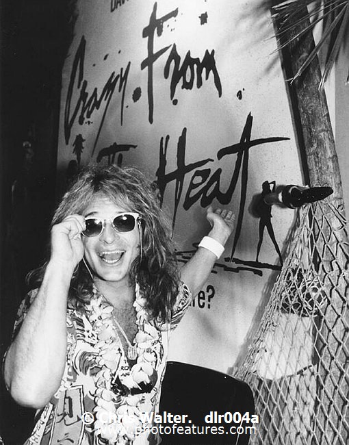 Photo of David Lee Roth for media use , reference; dlr004a,www.photofeatures.com