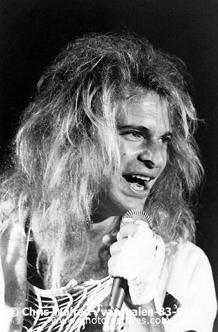 Photo of David Lee Roth for media use , reference; van-halen-83-035a,www.photofeatures.com