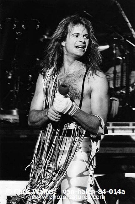 Photo of David Lee Roth for media use , reference; van-halen-84-014a,www.photofeatures.com