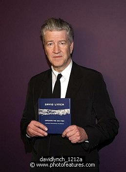 Photo of David Lynch and his book &quotCatching The Big Fish: Meditation, Consciousness and Creativity"<br>in concert for the David Lynch Foundation for Consciousness-Based Education and the David Lynch book &quotCatching The Big Fish: Meditation, Consciousness and Creativity" at the Kodak Theatre in Hollywood, January 21st 2007.<br>Photo by Chris Walter/Photofeatures , reference; davidlynch_1212a