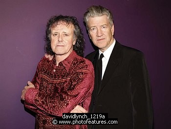 Photo of Donovan and David Lynch<br>in concert for the David Lynch Foundation for Consciousness-Based Education and the David Lynch book &quotCatching The Big Fish: Meditation, Consciousness and Creativity" at the Kodak Theatre in Hollywood, January 21st 2007.<br>Photo by Chris Walter/Photofeatures , reference; davidlynch_1219a