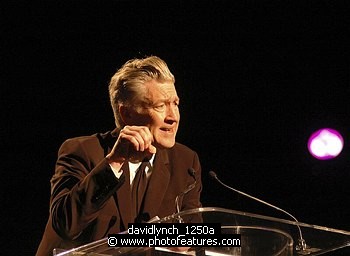 Photo of David Lynch<br>in concert for the David Lynch Foundation for Consciousness-Based Education and the David Lynch book &quotCatching The Big Fish: Meditation, Consciousness and Creativity" at the Kodak Theatre in Hollywood, January 21st 2007.<br>Photo by Chris Walter/Photofeatures , reference; davidlynch_1250a