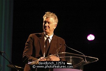 Photo of David Lynch<br>in concert for the David Lynch Foundation for Consciousness-Based Education and the David Lynch book &quotCatching The Big Fish: Meditation, Consciousness and Creativity" at the Kodak Theatre in Hollywood, January 21st 2007.<br>Photo by Chris Walter/Photofeatures , reference; davidlynch_1257a
