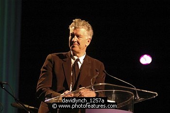 Photo of David Lynch<br>in concert for the David Lynch Foundation for Consciousness-Based Education and the David Lynch book &quotCatching The Big Fish: Meditation, Consciousness and Creativity&quot at the Kodak Theatre in Hollywood, January 21st 2007.<br>Photo by Chris Walter/Photofeatures , reference; davidlynch_1257a