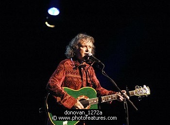 Photo of Donovan<br>in concert for the David Lynch Foundation for Consciousness-Based Education and the David Lynch book &quotCatching The Big Fish: Meditation, Consciousness and Creativity" at the Kodak Theatre in Hollywood, January 21st 2007.<br>Photo by Chris Walter/Photofeatures , reference; donovan_1272a