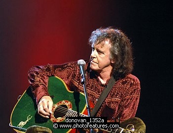 Photo of Donovan <br>in concert for the David Lynch Foundation for Consciousness-Based Education and the David Lynch book &quotCatching The Big Fish: Meditation, Consciousness and Creativity" at the Kodak Theatre in Hollywood, January 21st 2007.<br>Photo by Chris Walter/Photofeatures , reference; donovan_1352a
