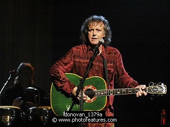 Photo of Donovan <br>in concert for the David Lynch Foundation for Consciousness-Based Education and the David Lynch book &quotCatching The Big Fish: Meditation, Consciousness and Creativity" at the Kodak Theatre in Hollywood, January 21st 2007.<br>Photo by Chris Walter/Photofeatures , reference; donovan_1379a