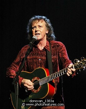 Photo of Donovan <br>in concert for the David Lynch Foundation for Consciousness-Based Education and the David Lynch book &quotCatching The Big Fish: Meditation, Consciousness and Creativity" at the Kodak Theatre in Hollywood, January 21st 2007.<br>Photo by Chris Walter/Photofeatures , reference; donovan_1383a