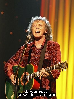 Photo of Donovan <br>in concert for the David Lynch Foundation for Consciousness-Based Education and the David Lynch book &quotCatching The Big Fish: Meditation, Consciousness and Creativity" at the Kodak Theatre in Hollywood, January 21st 2007.<br>Photo by Chris Walter/Photofeatures , reference; donovan_1409a