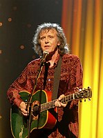 Photo of Donovan <br>in concert for the David Lynch Foundation for Consciousness-Based Education and the David Lynch book &quotCatching The Big Fish: Meditation, Consciousness and Creativity" at the Kodak Theatre in Hollywood, January 21st 2007.<br>Photo by Chris Walter/Photofeatures