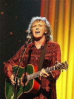 Photo of Donovan <br>in concert for the David Lynch Foundation for Consciousness-Based Education and the David Lynch book &quotCatching The Big Fish: Meditation, Consciousness and Creativity" at the Kodak Theatre in Hollywood, January 21st 2007.<br>Photo by Chris Walter/Photofeatures