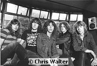 Photo of Def Leppard 1979 Rick Savage, Joe Elliott, Pete Willis,Rick Allen, Steve Clark<br> Chris Walter<br>