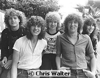 Photo of Def Leppard 1980 Rick Allen, Rick Savage, Steve Clark, Joe Elliott, Pete Willis<br> Chris Walter<br>