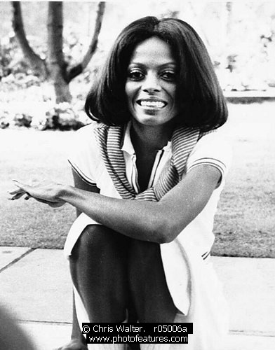 Photo of Diana Ross by Chris Walter , reference; r05006a,www.photofeatures.com