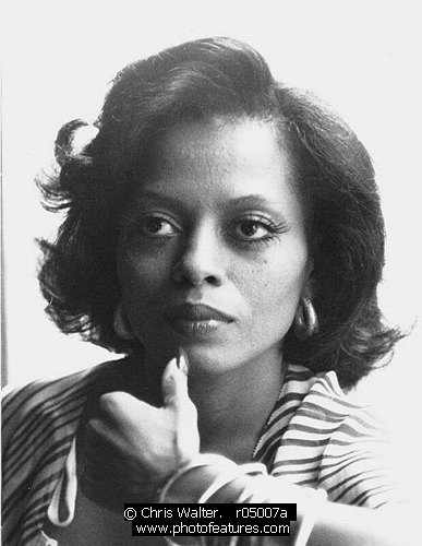 Photo of Diana Ross by Chris Walter , reference; r05007a,www.photofeatures.com