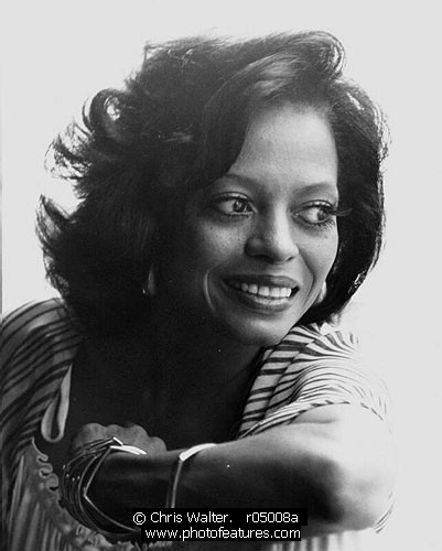 Photo of Diana Ross by Chris Walter , reference; r05008a,www.photofeatures.com
