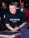 Photo of Dick Dale 1996 at Hollywood Rockwalk<br> Chris Walter<br>